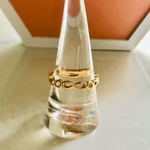 Infinity ♾ ring in stainless steel
